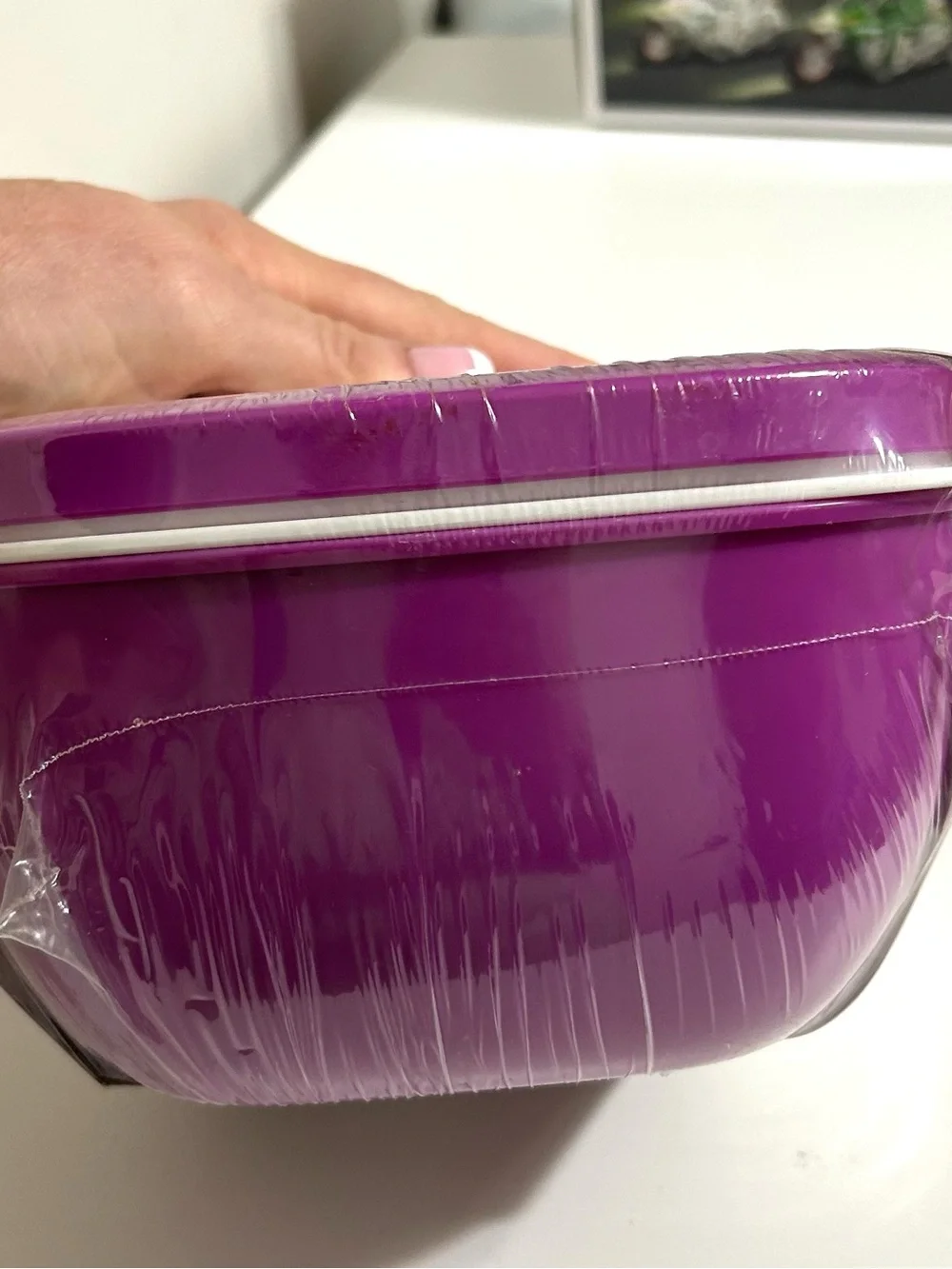 NWT Bentgo Salad Container Purple, All-in-One with a fork